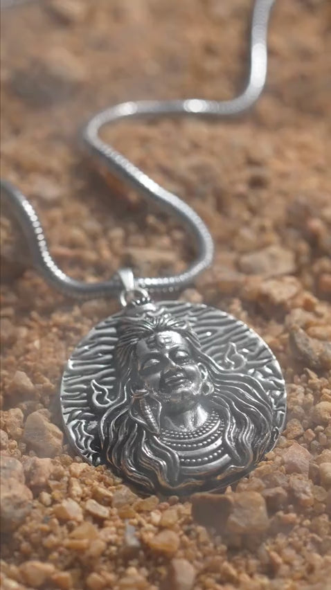 Lord Shiv Pendant with Snake